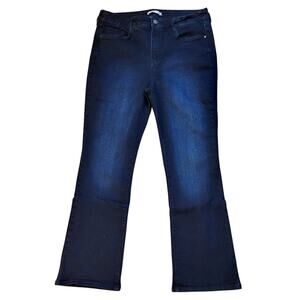 Nine West Jeans Women's Size 16 Blue Boot Cut Jeans Mid Rise Dark Wash 5-Pocket